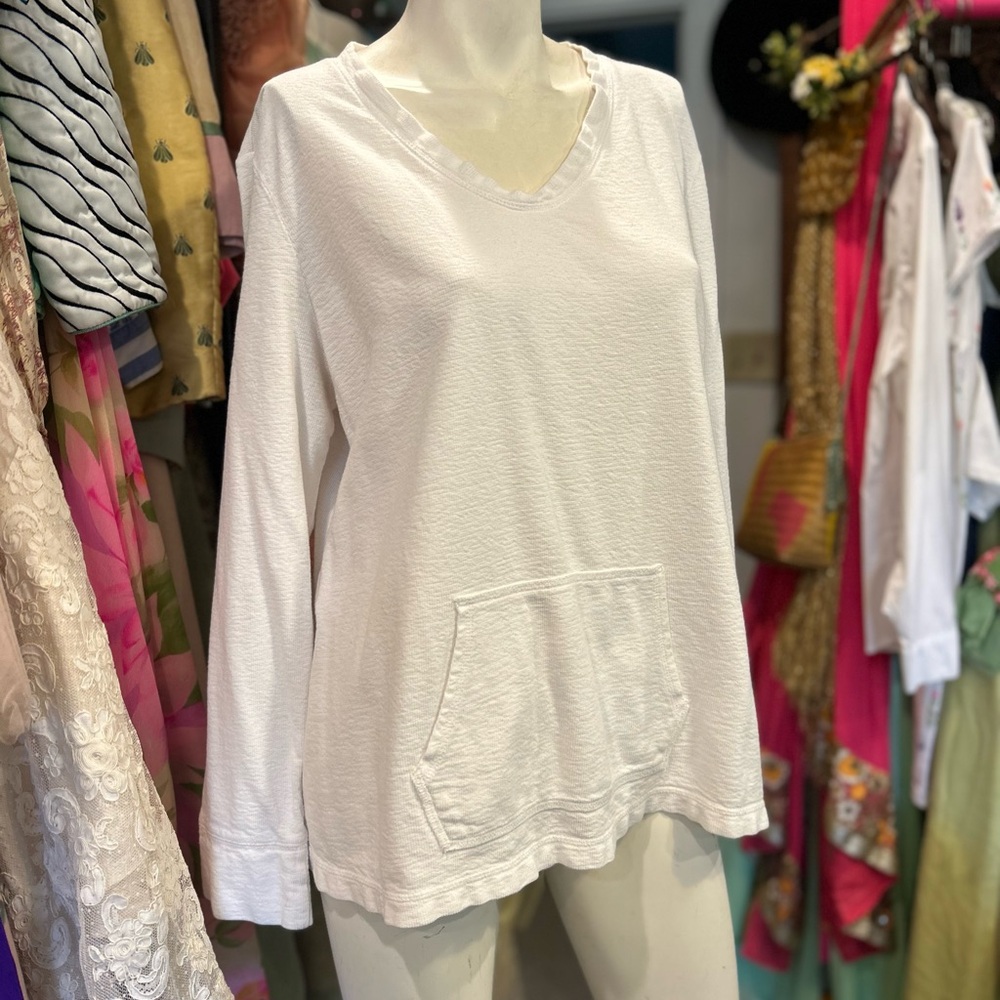 White Activewear Top